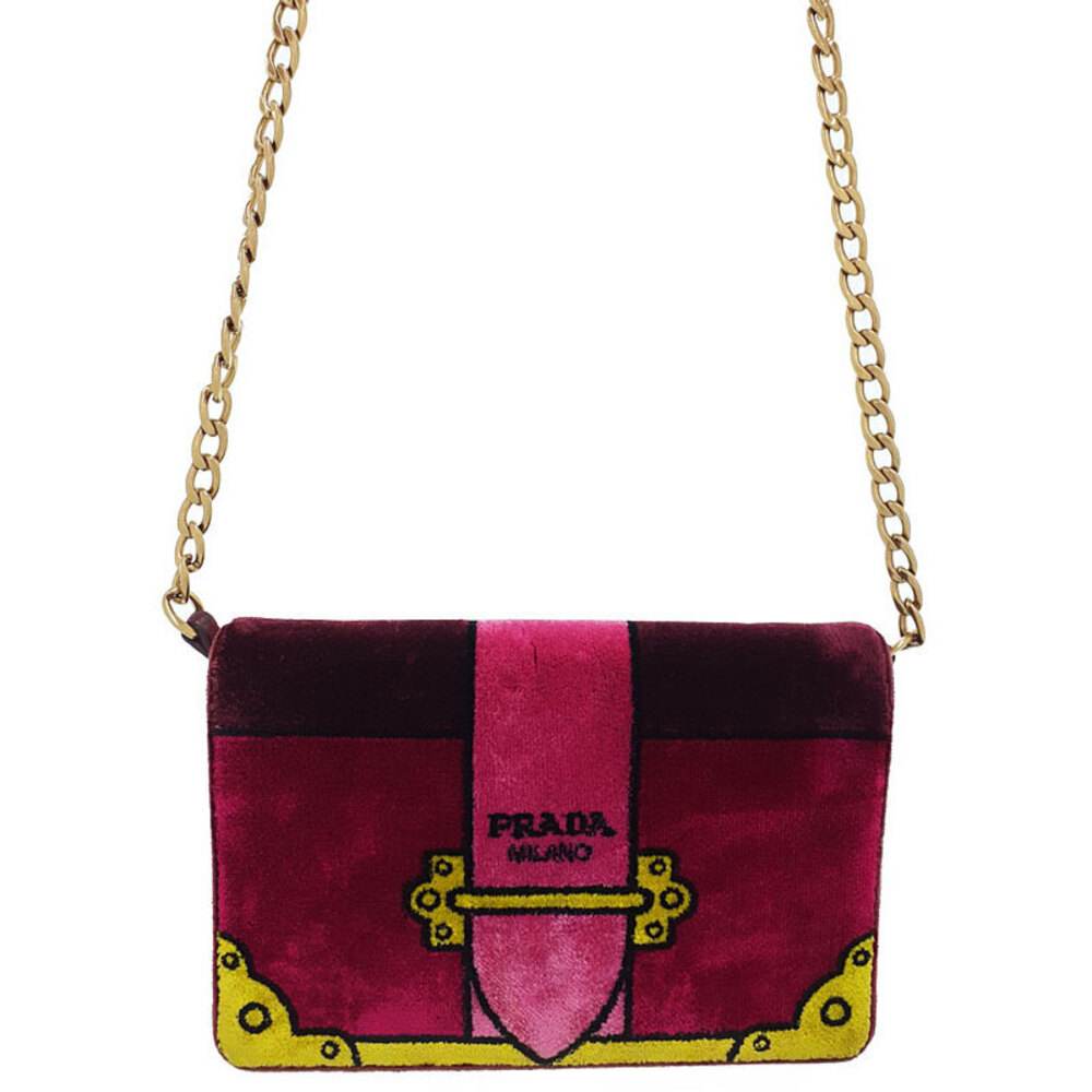Prada Cahier Chain Shoulder Bag